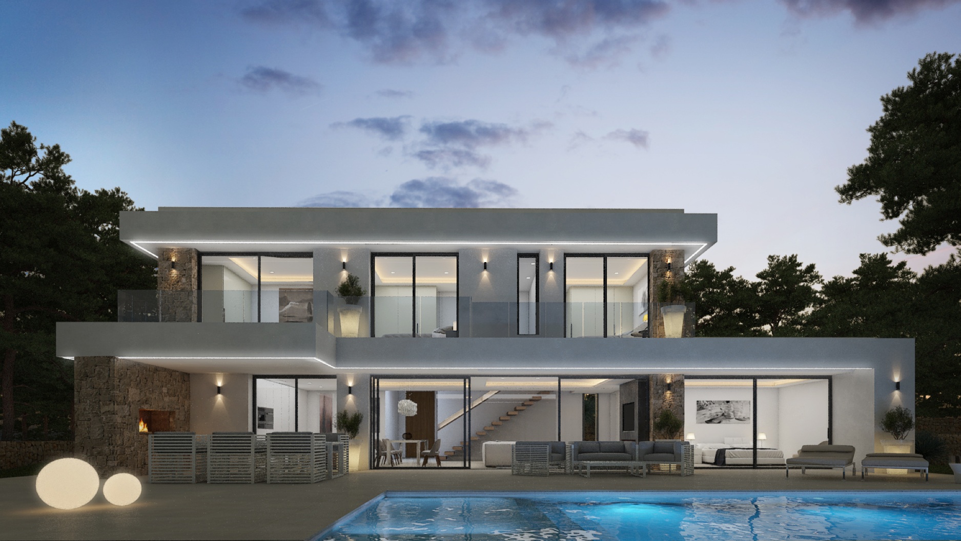 Luxe huizen Moraira Spanje